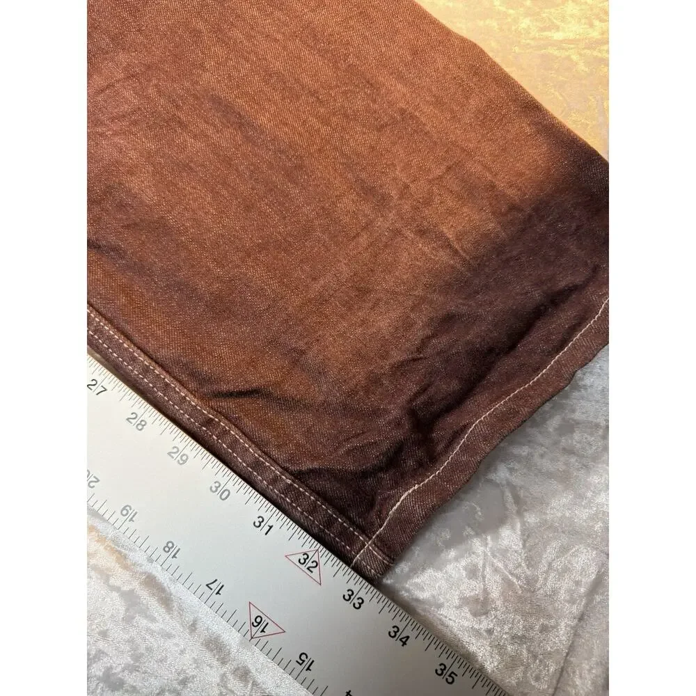 Levi’s 501 XX Brown Jeans 44x34 Straight Leg Button‎ Fly Workwear